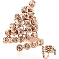 Annette 585 Roségoldring mit 27 SI1 Argyle-Rose de France-Brillanten, 0,928 ct Unkategorisiert online kaufen