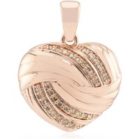 Annette 925er Silberanhänger rosévergoldet mit 32 I1 Argyle-Rose de France-Brillanten, 0,194 ct Unkategorisiert online kaufen