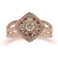 Annette Argyle-Rose-de-France-Brillantring mit 67 Brillanten, 0,987 ct, 585 Roségold Unkategorisiert online kaufen