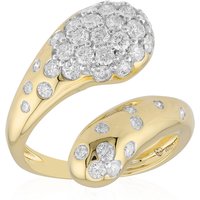 Annette Brillant-Goldring – 37 Brillanten, 0,952 ct, SI1/G, 375er Gelbgold Unkategorisiert online kaufen