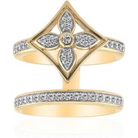 Annette Brillant-Goldring, 42 Brillanten, 0,356 ct, 375 Gelbgold, SI1 (G) Unkategorisiert online kaufen