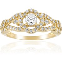 Annette Brillant-Goldring aus 375 Gelbgold mit 57 Diamanten, 0,541 ct, SI1 (G) Unkategorisiert online kaufen