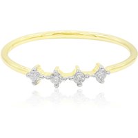 Annette Brillant-Goldring aus 375er Gold, 4 Diamanten, 0,084 ct, SI1 (G) Unkategorisiert online kaufen