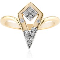 Annette Brillant-Goldring aus 585 Gold, 12 Diamanten VVS1 (G), 0,116 ct Unkategorisiert online kaufen