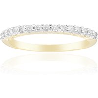 Annette Brillant-Goldring mit 15 Diamanten, 0,189 ct, 375 Gelbgold, SI1 (G) Unkategorisiert online kaufen