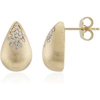 Annette Brillant-Ohrringe, 38 Diamanten 0,212 ct, 925 Silber vergoldet, I1 (G) Unkategorisiert online kaufen