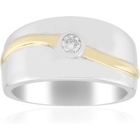 Annette Brillant-Ring 0,08 ct I1 (G), 925 Silber rhodiniert Unkategorisiert online kaufen