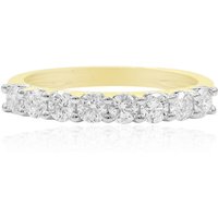 Annette Brillantring aus 375er Gold in Weiß, 8 Brillanten 0,68 ct SI1 (G) Unkategorisiert online kaufen