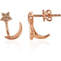Annette Goldohrringe aus 375 Gold mit 12 SI1 Argyle-Rose de France-Brillanten, 0,1 ct Unkategorisiert online kaufen