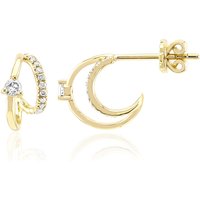 Annette Goldohrringe aus 375er Gold mit 26 Brillanten, 0,237 ct, SI1 (G) Unkategorisiert online kaufen