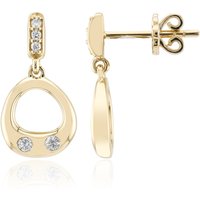 Annette Goldohrringe mit 10 Brillanten, 0,142 ct, SI1 (G) Unkategorisiert online kaufen
