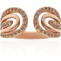 Annette Goldring aus 375 Roségold mit 62 SI1 Argyle-Rose de France-Brillanten, 0,648 ct