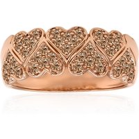 Annette Goldring aus 375er Roségold mit 42 Argyle-Rose de France-Brillanten SI1, 0,42 ct