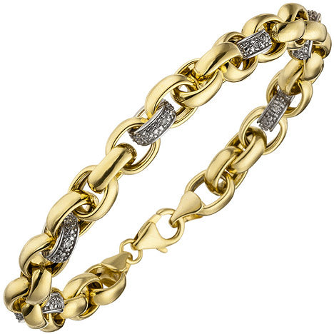 Armband 375 Gold Gelbgold 36 Diamanten Brillanten 20 cm Goldarmband Unkategorisiert online kaufen