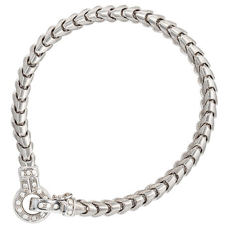 Armband 585 Gold Weißgold 20 Diamanten Brillanten 19 cm Weißgoldarmband Unkategorisiert online kaufen