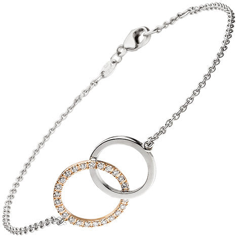 Armband 585 Gold Weißgold Rotgold bicolor 25 Diamanten Brillanten 19 cm Unkategorisiert online kaufen Armband 585 Gold Weißgold Rotgold bicolor 25 Diamanten Brillanten 19 cm Unkategorisiert online kaufen