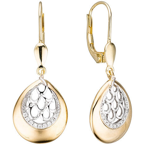 Boutons 585 Gold Gelbgold 18 Diamanten Brillanten Ohrringe Diamantohrringe Unkategorisiert online kaufen