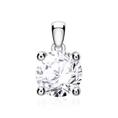 Brilladia 585 Weißgold-Anhänger mit ca. 1,00 ct Brillant, Top Wesselton/SI Unkategorisiert online kaufen
