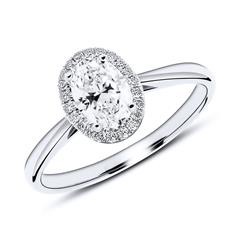 Brilladia 950er Platin-Verlobungsring mit 23 Diamanten, ca. 0,84 ct Unkategorisiert online kaufen