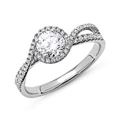 Brilladia 950er Platinring mit 64 Brillanten, 0,29 ct