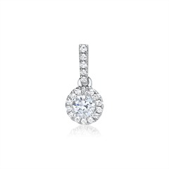 Brilladia Anhänger 750 Weißgold mit 19 Diamanten und Hauptbrillant Unkategorisiert online kaufen