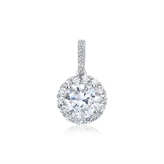 Brilladia Anhänger mit GIA-Diamant 1,00 ct und 19 Pavé-Diamanten 0,45 ct, 750 Weißgold Unkategorisiert online kaufen