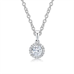 Brilladia Anhängerkette 750er Weißgold, 19 Diamanten, ca. 0,31 ct Unkategorisiert online kaufen
