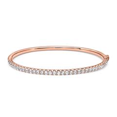 Brilladia aufklappbarer Diamantarmreif aus 14/18 K Roségold, 33 Brillanten, 1,93 ct, TW/SI Unkategorisiert Produktbild