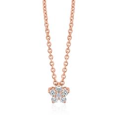 Brilladia Blüten-Halskette aus 585er Roségold mit 6 Brillanten, 0,10 ct, TW/SI Unkategorisiert online kaufen Brilladia Blüten-Halskette aus 585er Roségold mit 6 Brillanten, 0,10 ct, TW/SI Unkategorisiert online kaufen