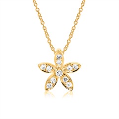 Brilladia Blütenkette 585er Gold, 11 Brillanten, ca. 0,15 ct G/SI Unkategorisiert online kaufen