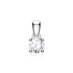 Brilladia Damen-Anhänger, 0,10 ct Brillant TW/SI, 585 Weißgold Unkategorisiert online kaufen