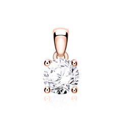 Brilladia Damen-Anhänger aus 585 Roségold mit GIA-Brillant ca. 0,30 ct Unkategorisiert online kaufen