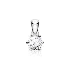 Brilladia Damen-Anhänger mit 1 Brillant ca. 0,10 ct aus 585 Weißgold, TW/SI Unkategorisiert online kaufen Brilladia Damen-Anhänger mit 1 Brillant ca. 0,10 ct aus 585 Weißgold, TW/SI Unkategorisiert online kaufen