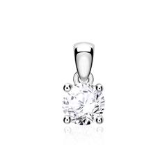 Brilladia Damen-Anhänger mit Brillant ca. 0,20 ct, 585 Weißgold, TW/SI Unkategorisiert online kaufen
