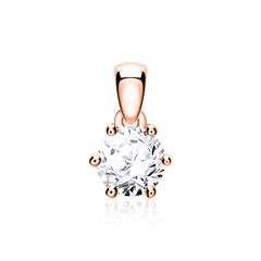 Brilladia Damen-Brillantanhänger 0,25 ct, 585 Roségold, TW/SI Unkategorisiert online kaufen