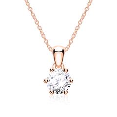 Brilladia Damen-Brillantkette 0,25 ct SI aus 585 Roségold Unkategorisiert online kaufen