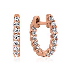 Brilladia Damen-Creolen aus Roségold mit 28 Brillanten, 0,41 ct TW/SI Unkategorisiert online kaufen