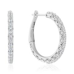 Brilladia Damen-Creolen aus Weißgold oder Platin mit 36 Brillanten, 1,19 ct, TW/SI Unkategorisiert online kaufen
