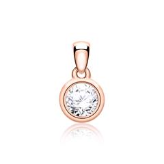 Brilladia Damen-Diamantanhänger 0,20 ct, Top Wesselton/SI, 585 Roségold Unkategorisiert online kaufen
