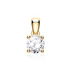 Brilladia Damen-Diamantanhänger 585 Gold, 1 Brillant 0,20 ct TW/SI Unkategorisiert online kaufen