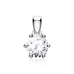 Brilladia Damen-Diamantanhänger aus 585 Weißgold mit 1 Brillant ca. 0,50 ct (Top Wesselton/SI) Unkategorisiert online kaufen