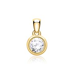 Brilladia Damen-Goldanhänger mit 1 Brillant 0,20 ct, 585 Gold Unkategorisiert online kaufen