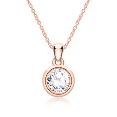 Brilladia Damen-Halskette aus 585 Roségold mit GIA-Brillant 0,50 ct TW/SI Unkategorisiert online kaufen