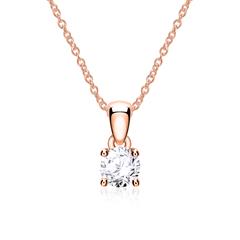 Brilladia Damen-Halskette mit 0,10 ct Brillant aus 585 Roségold Unkategorisiert online kaufen