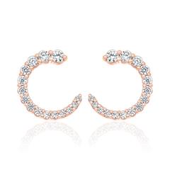 Brilladia Damen-Ohrstecker, 30 Brillanten 0,76 ct TW/SI, 585/750 Roségold Unkategorisiert online kaufen