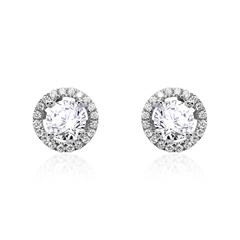 Brilladia Damen-Ohrstecker, 42 Brillanten, ca. 0,81 ct, 585 Weißgold Unkategorisiert online kaufen