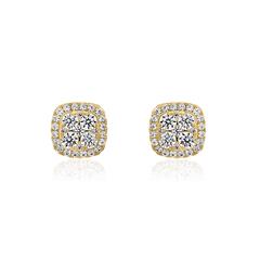 Brilladia Damen-Ohrstecker, 58 Brillanten 0,99 ct, 585/750 Gelbgold Unkategorisiert online kaufen