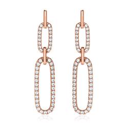 Brilladia Damen-Ohrstecker 585/750 Roségold, 89 Brillanten, 1,22 ct Unkategorisiert online kaufen