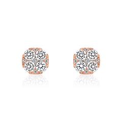 Brilladia Damen-Ohrstecker aus Roségold mit 18 Brillanten, 1,02 ct G/SI Unkategorisiert online kaufen
