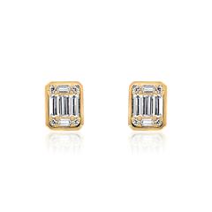 Brilladia Damen-Ohrstecker mit 18 Diamanten, 0,45 ct, 585/750 Gelbgold Unkategorisiert online kaufen